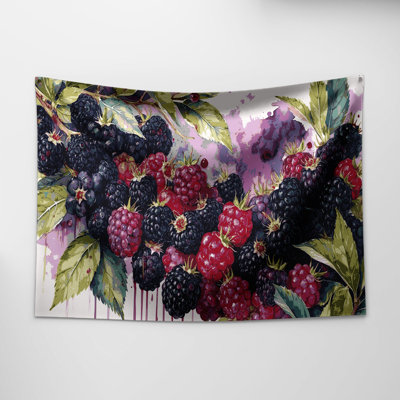Tapisserie murale «Fruit Blackberry»