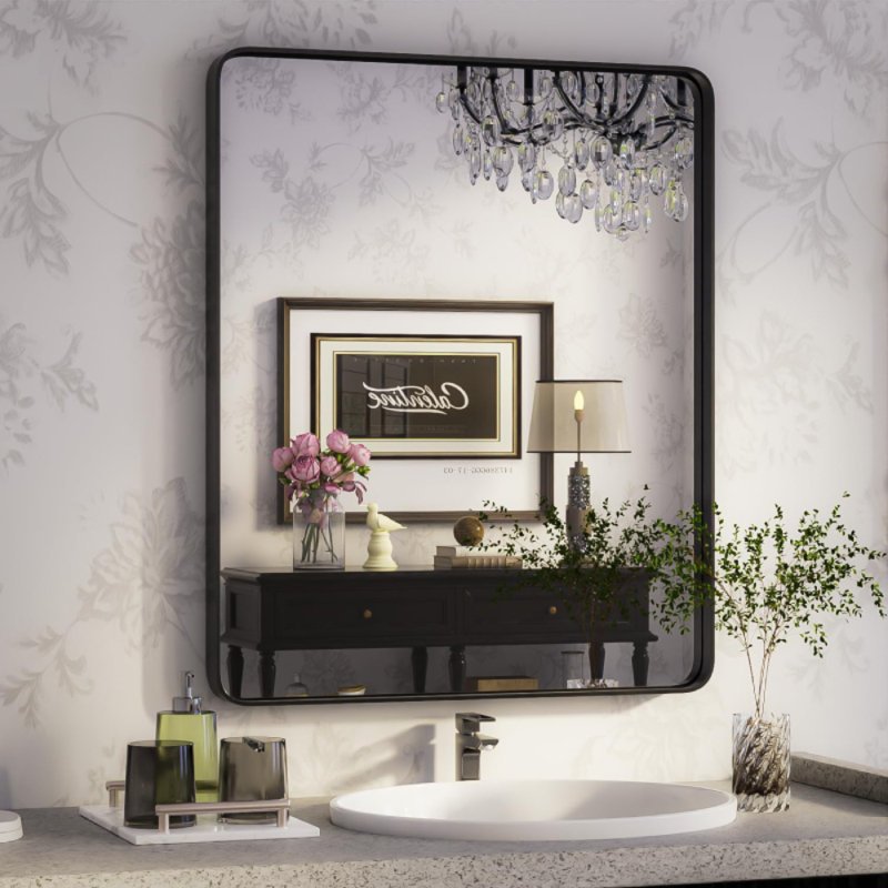 Miroir carré en aluminium Swaine