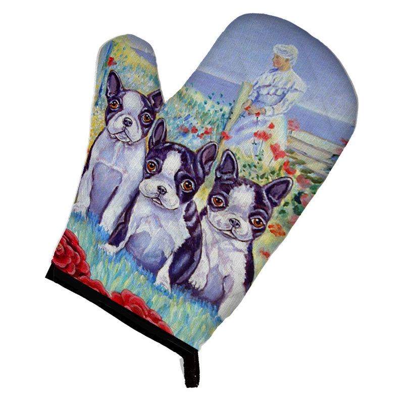Gant de cuisine Boston Terrier Trio