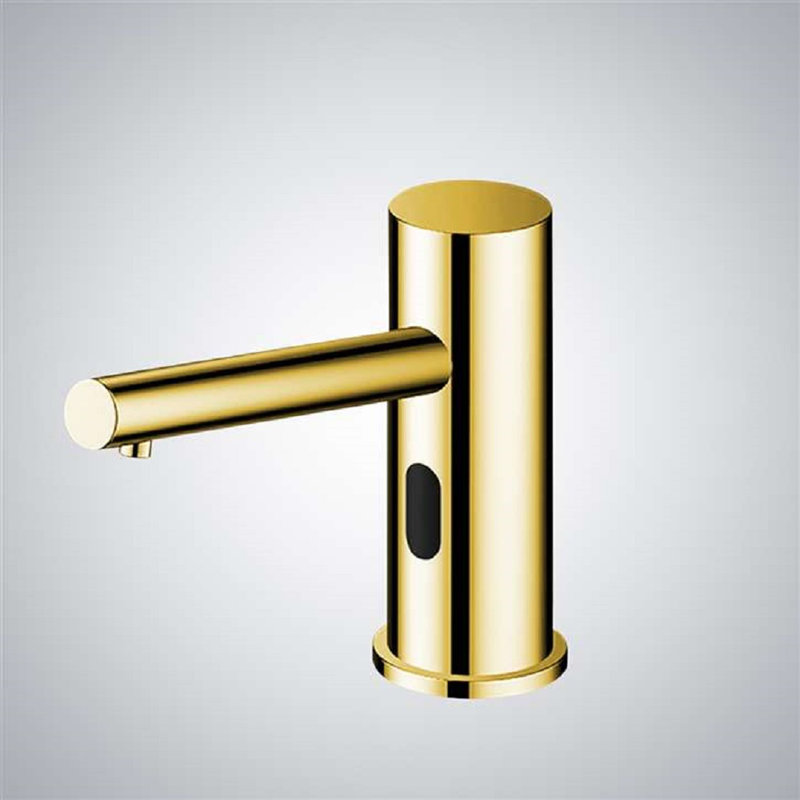 Distributeur de savon commercial de haute qualité sans contact Fontana Melun, Doré