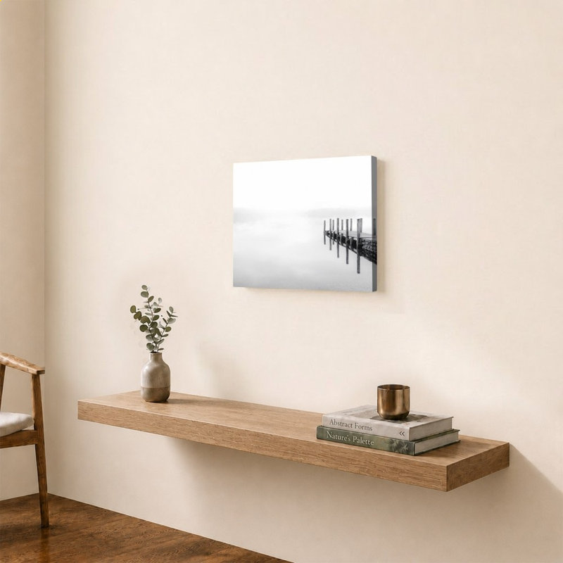 Vers la brume par Alan Copson - Impression sur toile, H 40 po x l 60 po, Wrapped Canvas, Does Not Apply