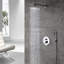 Pressure-Balanced Complete Shower System with 10-Inch Rain Shower Head, Handheld, Rough-in Valve-60135004