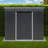 8ft x 6ft Metal Outdoor Storage Shed with Aluminum Frame & Galvanized Steel Panels – Easy Assembly, Weather-Resistant Design