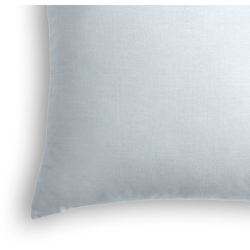Housse de coussin carrée, 24 po x 24 po, Bleu clair, Housse de coussin seulement - sans coussin
