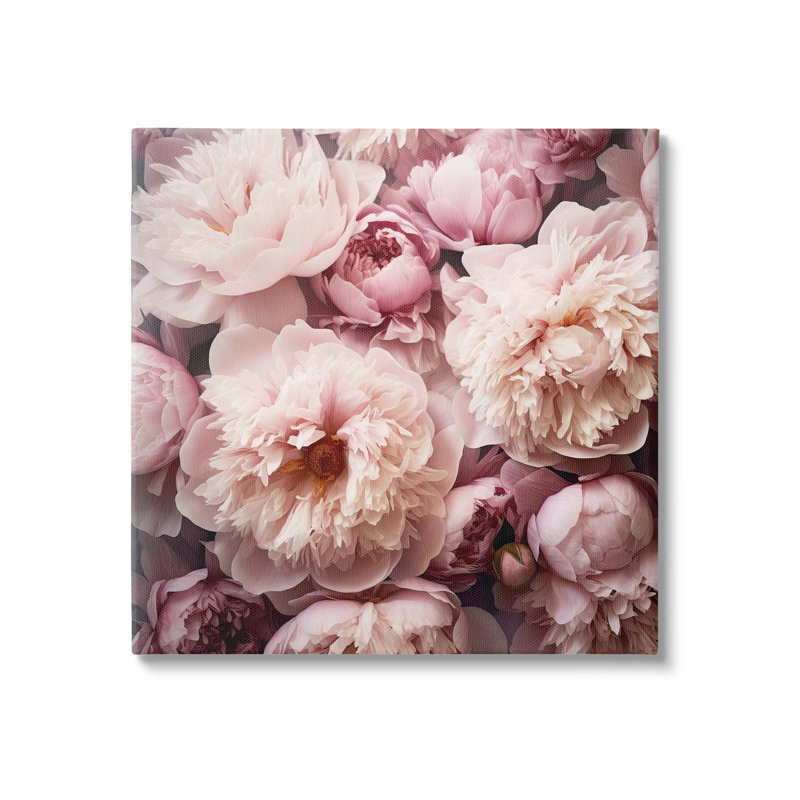 "Winston Porter", art floral mixte sur toile par Riley B, H 30 po x l 30 po x P 1,5 po