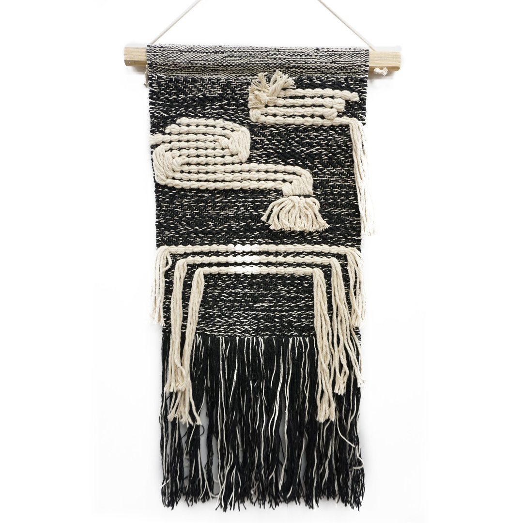 Macrame Hand Woven Wool Wall Hanging Union Rustic