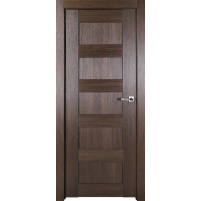 80'' Solid + Manufactured Wood Paneled without Installation Hardware Kit Slab Door