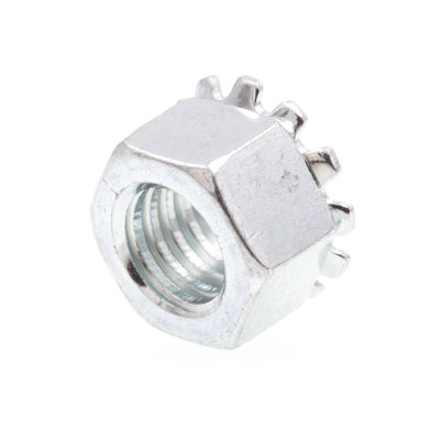 K-Lock Nuts With External Tooth Washer, 3/8 in.-16, Zinc Plated Steel (50 Pack)