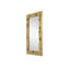 Beau Cast Aluminum, Enamel Beveled Mirror