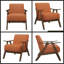 Fauteuil d'appoint en tissu rétro avec siège et dossier en bois massif rétro-222960396-222960399
