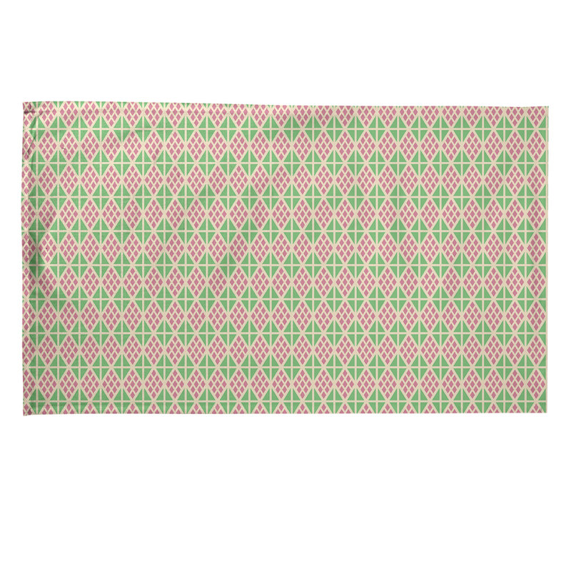 Tea Towel Kitchen Towel, Poly Twill, Red/Green