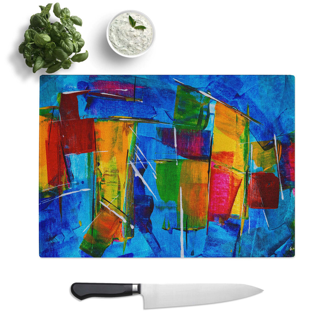Tempered Glass Art Painting Vol.440 Chopping Board