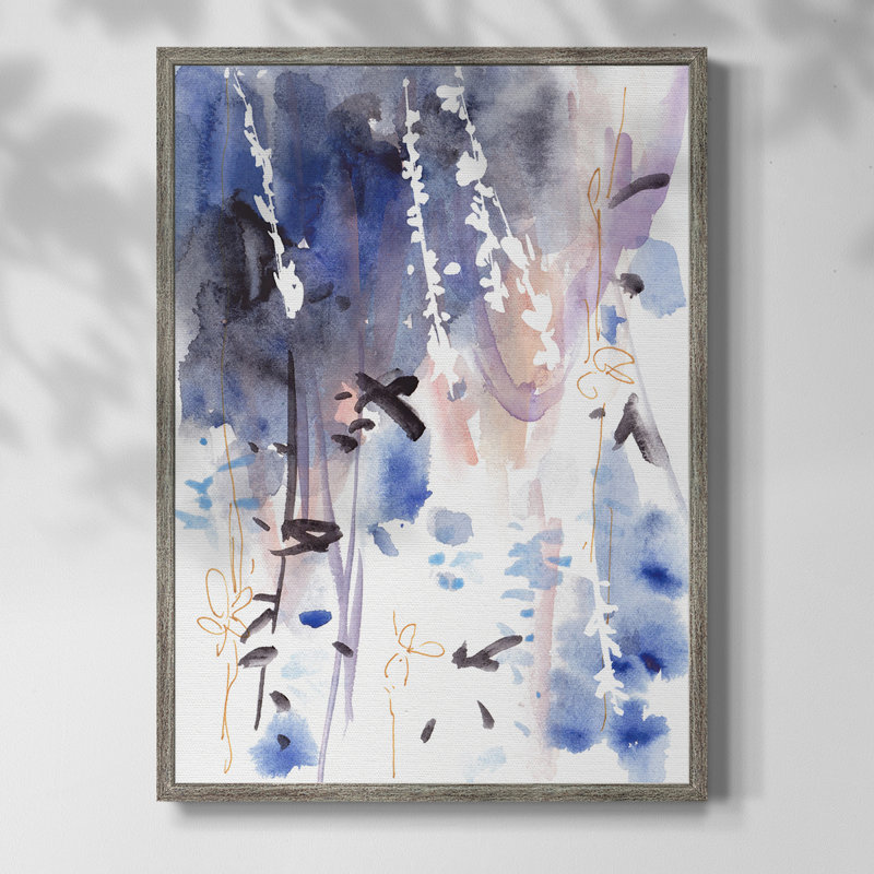 Late Night Breeze IV Framed Print - Solid Wood, 11" H x 9" W