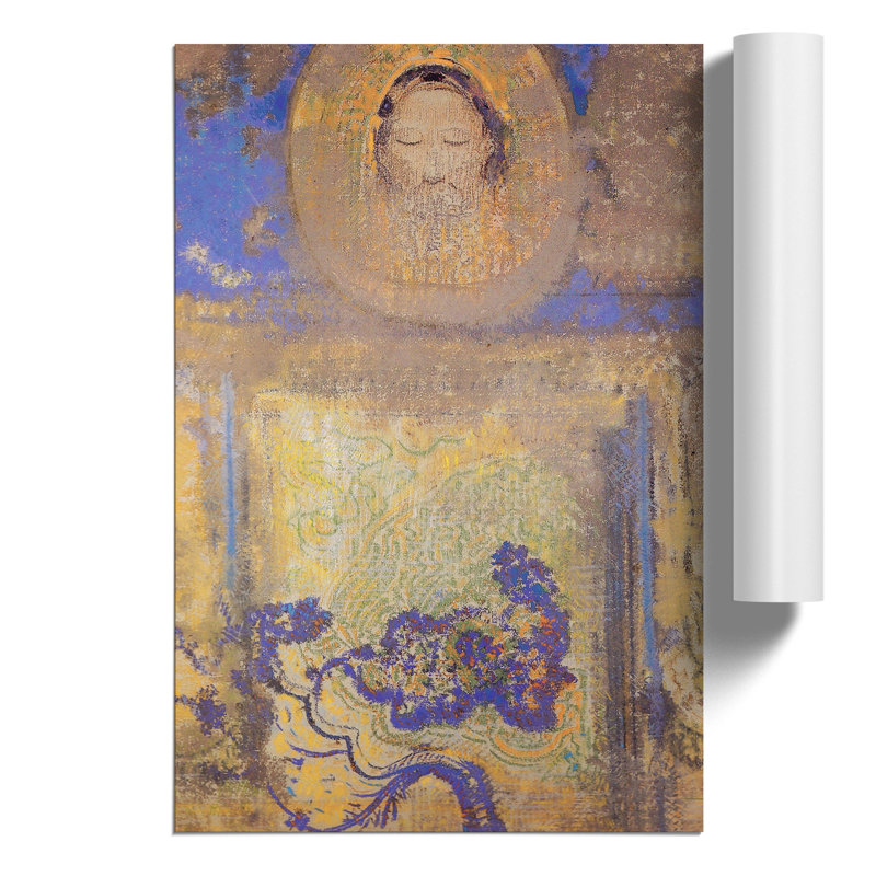 Evocation by Odilon Redon - Frameless Print, 42cm H x 30cm W x 0.1cm D