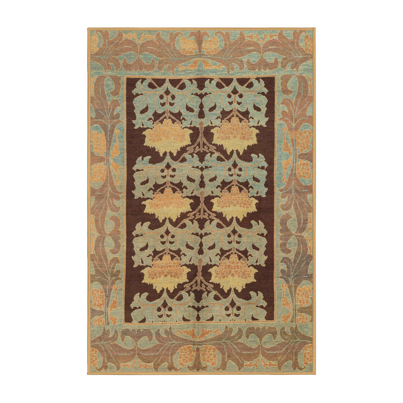 Tapis abstrait moderne 1672, Rectangle 8 pi x 10 pi