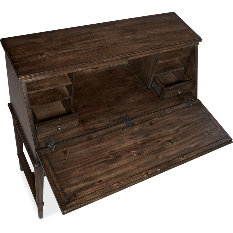 Commerce And Market Solid Wood Secretary Desk
