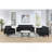 Farallone Black Track Arm Sofa-428168128