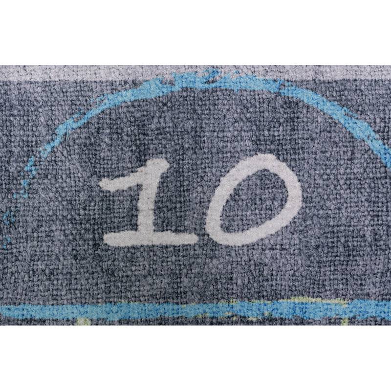 Trym Rectangle Machine Woven Polyester Rug, Rectangle 4' x 6'