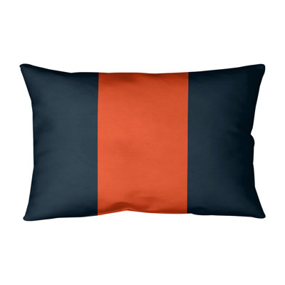 Striped Sunbrella® Outdoor Reversible Throw Pillow