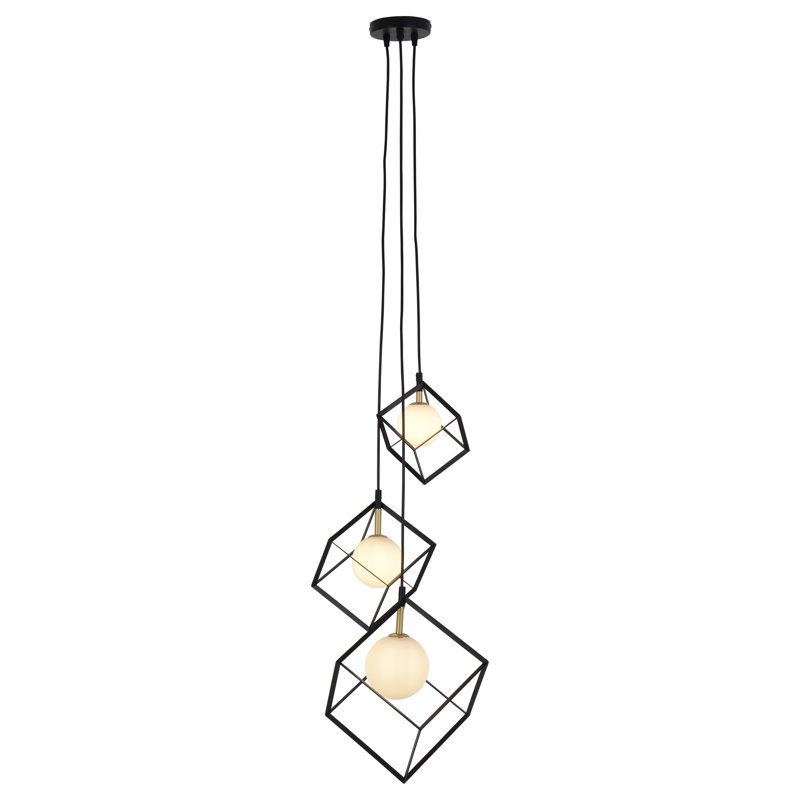 Marsha 3 - Light Black Cluster Pendant