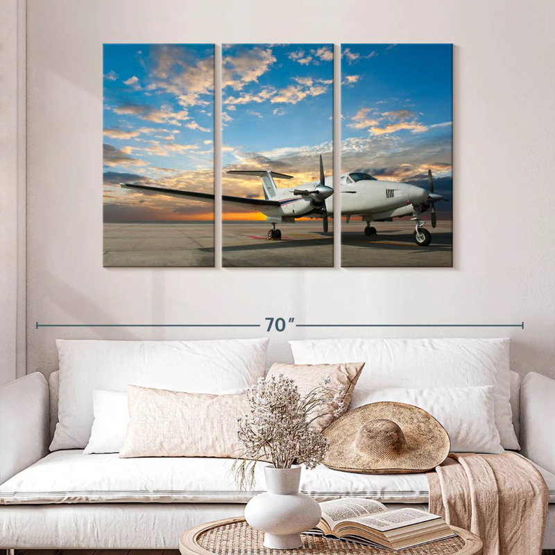 Mehar Light Aircraft, 32" H x 50" W