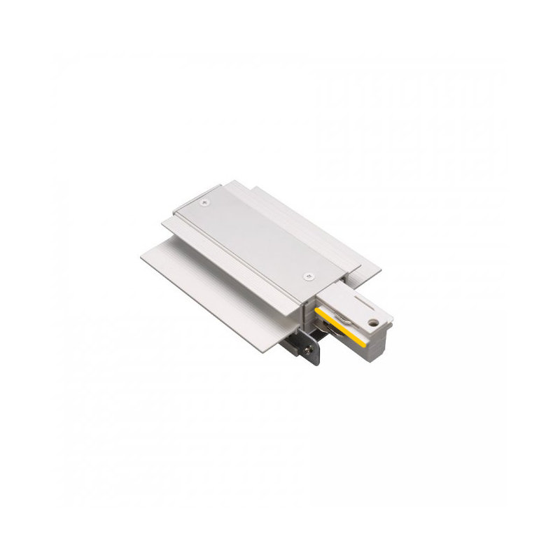 Recessed Live End Track Connector, White