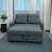 53.2'' Small Loveseat Pull-Out Sofa Bed - Adjustable Backrest-34823145
