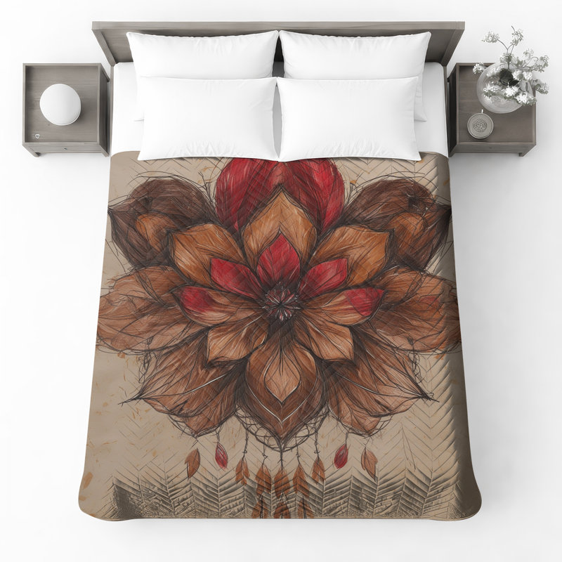 Couvre-lit Mandala, Double