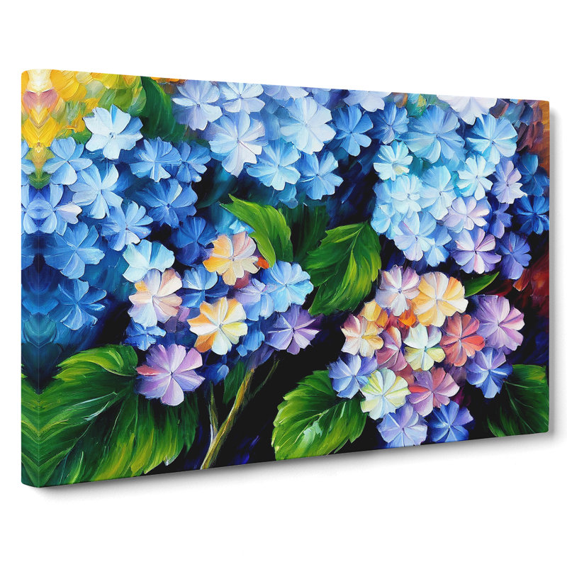 Hydrangea Flowers Vol.3 - Wrapped Canvas, 35cm H x 50cm W x 3cm D