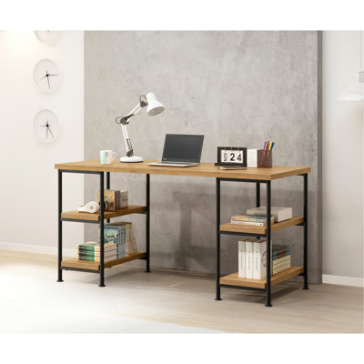 Bureau d'ordinateur Golden Oak