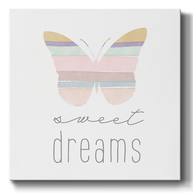 Sweet Dreams On Canvas, art textuel, H 40 po x l 40 po x P 1,5 po