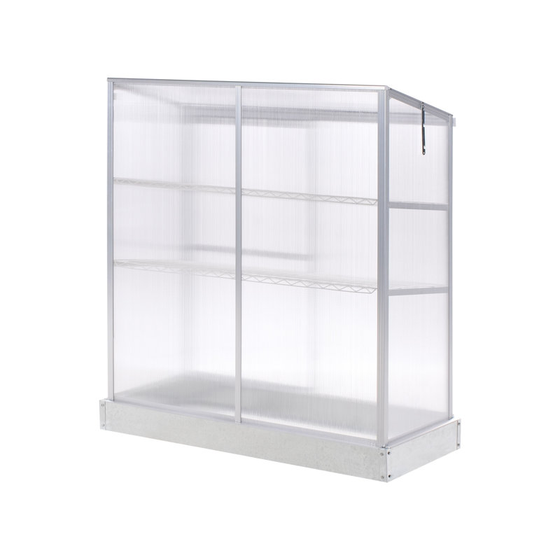 Balcony Greenhouse LECCE Silver 59 cm