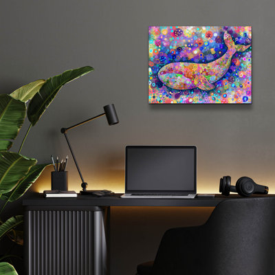 «Fondo Ballena2» par Noemi Ibarz, art mural en verre acrylique