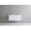Ensemble de meuble-lavabo double 48 po avec deux tiroirs et éclairage DEL 48 po-678839316