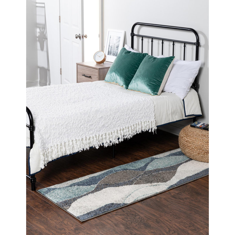 Abstract Area Rug, Runner 76 x 305cm