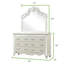 Commode à miroir avec cadre en bois