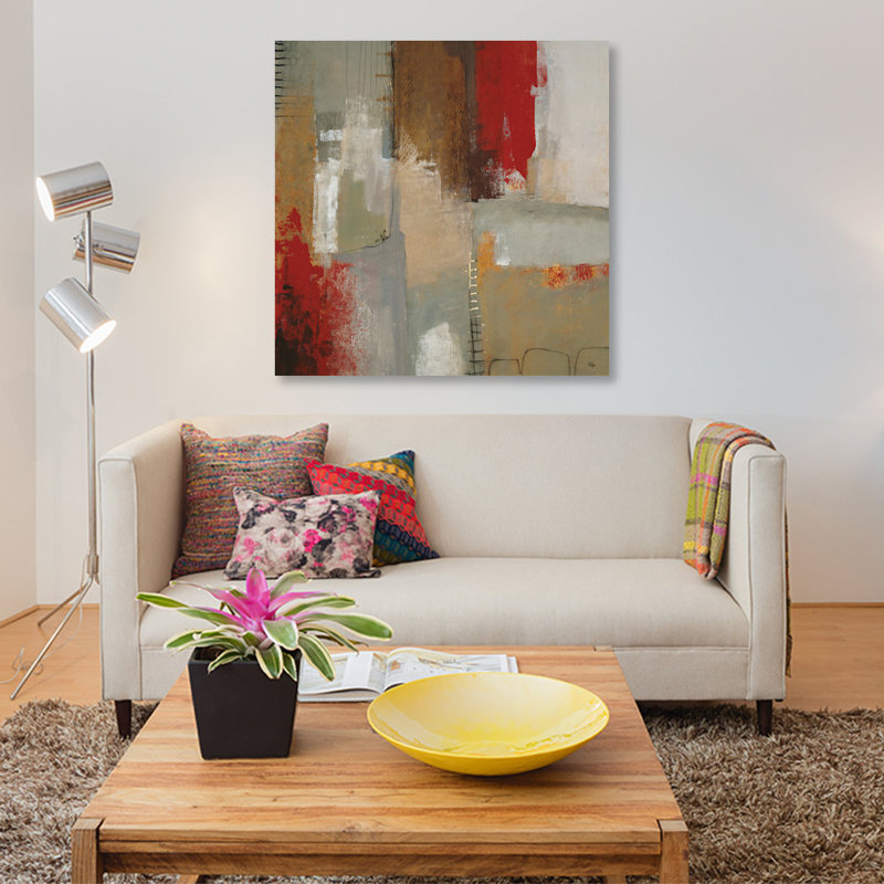 «Color of Play», reproduction sur toile, H 18 po x l 18 po x P 1,5 po, Pas de tapis, Toile tendue