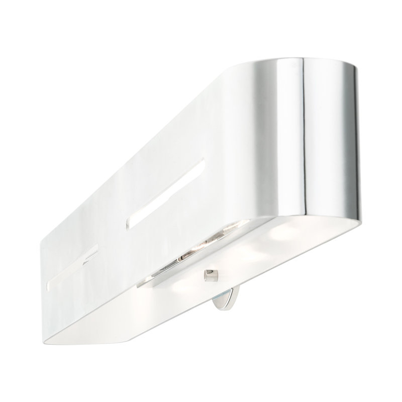 Barre d'éclairage de salle de bain 4 lumières Ahmadou, Chrome poli