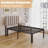 Jalyna 14'' Metal Bed Frame with Round Corners, Box Spring Not Required, Noise Free, Twin XL Size-474894779-482984164