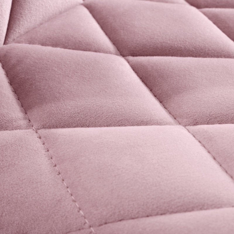 Zipcode Design Throckmorton Velvet Office Chair, Pink