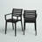 Melissus Stacking Patio Dining Armchair-110883603
