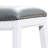 30" Bar Stool, White And Black Leather , Comfortable Padding, Built With Solid Hardwood For Kitchen Or Stool In Finish, Seat Covering, Build-769603692-769603689
