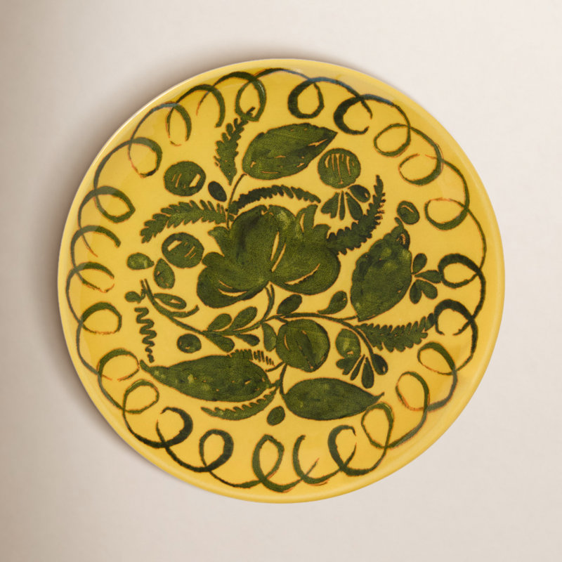 Herman Dessert Plate - Mustard - 9.1", Mustard