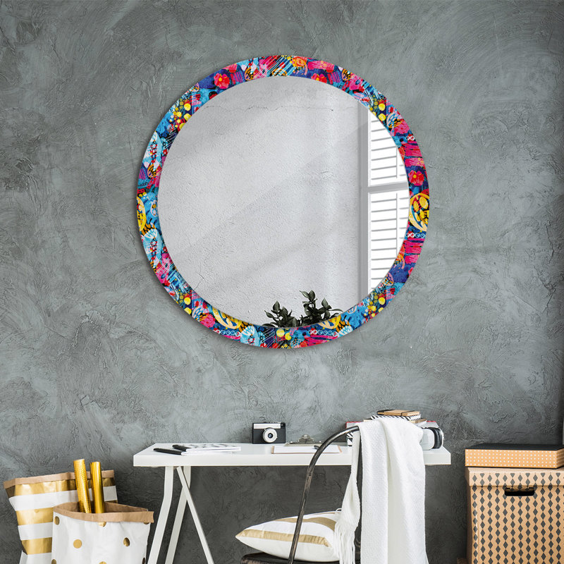 Huldar Glass Flat Wall Mirror