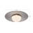 Nial 10-in Gray/Gold Dimmable LED Semi-Flush Mount