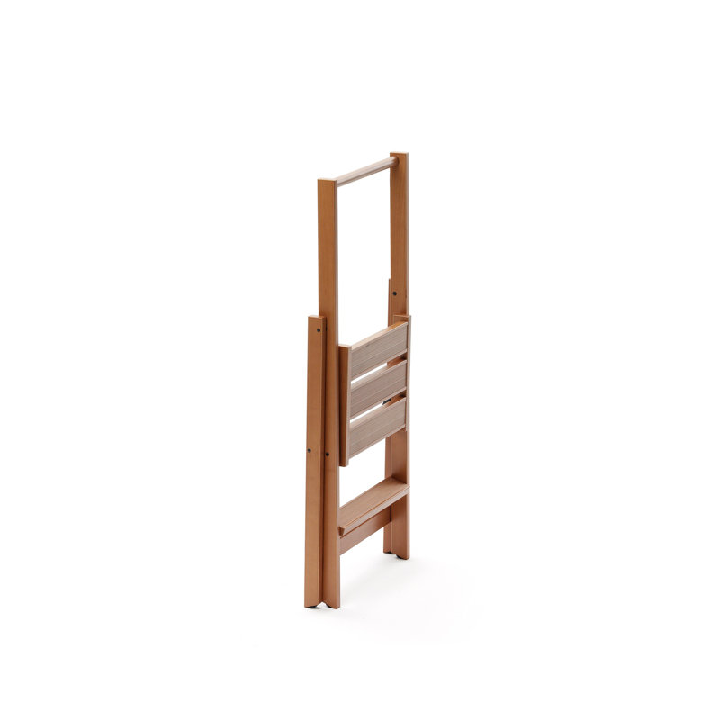 Bella 2 - Step Wood Folding Small Step Ladder