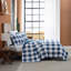 Annie Wrangler Flagstaff Check Cotton Blue Quilt Set, Queen-268231042