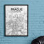 Prague City Map - No Frame Print-1226753356
