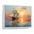 White Floater Framed
