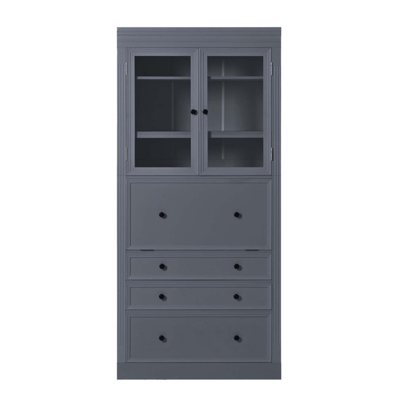 Armoire de rangement 36 po x 16,5 po x 78 po, Gris
